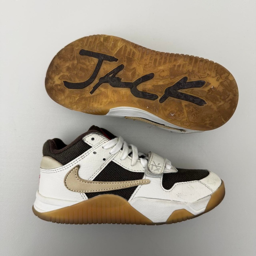Jordan Jumpman Jack TR Travis Scott Sail Kids Sneakers FJ2851-100 Size 2Y